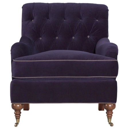 Button Tufted Accent Chair